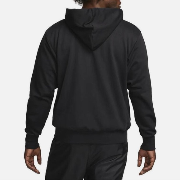 Nike Standard Issue Basketball Pullover Dri-Fit Hoodie Black Large - Picture 2 of 11